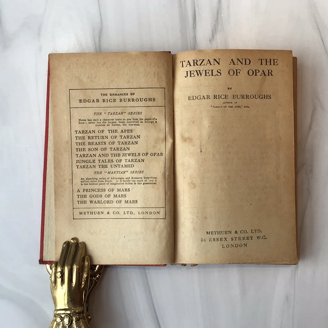 -Tarzan & the Jewels of Opar First Edition*