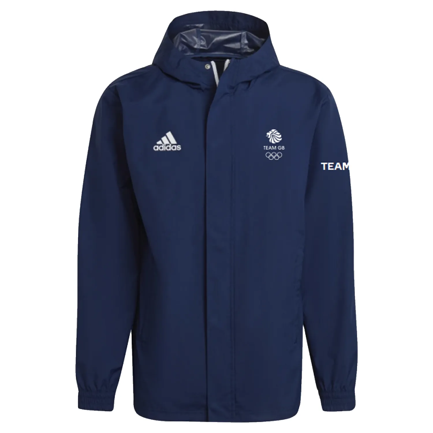 adidas Team GB Lightweight All Weather Jacket Navy