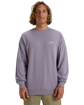 Arch Crew Sweatshirt in Light Purple