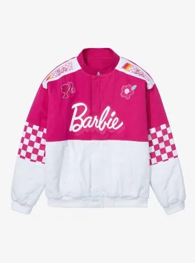 Barbie Checkered Jacket for Women in Cotton/Fleece