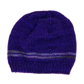 Basic Beanie | 100% Superwash Merino Wool | Purple Mystery