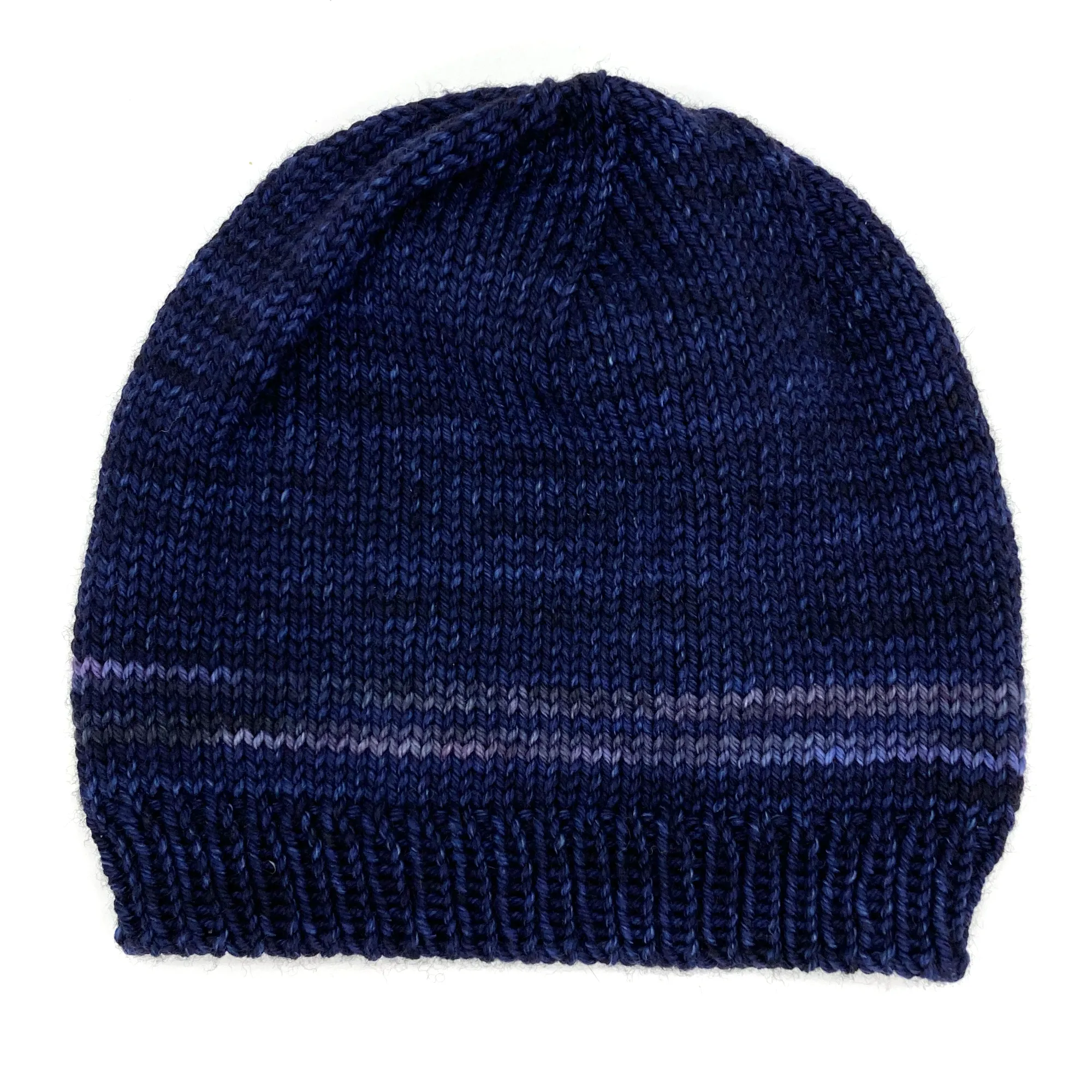 Basic Beanie | 100% Superwash Merino Wool | Purple Mystery