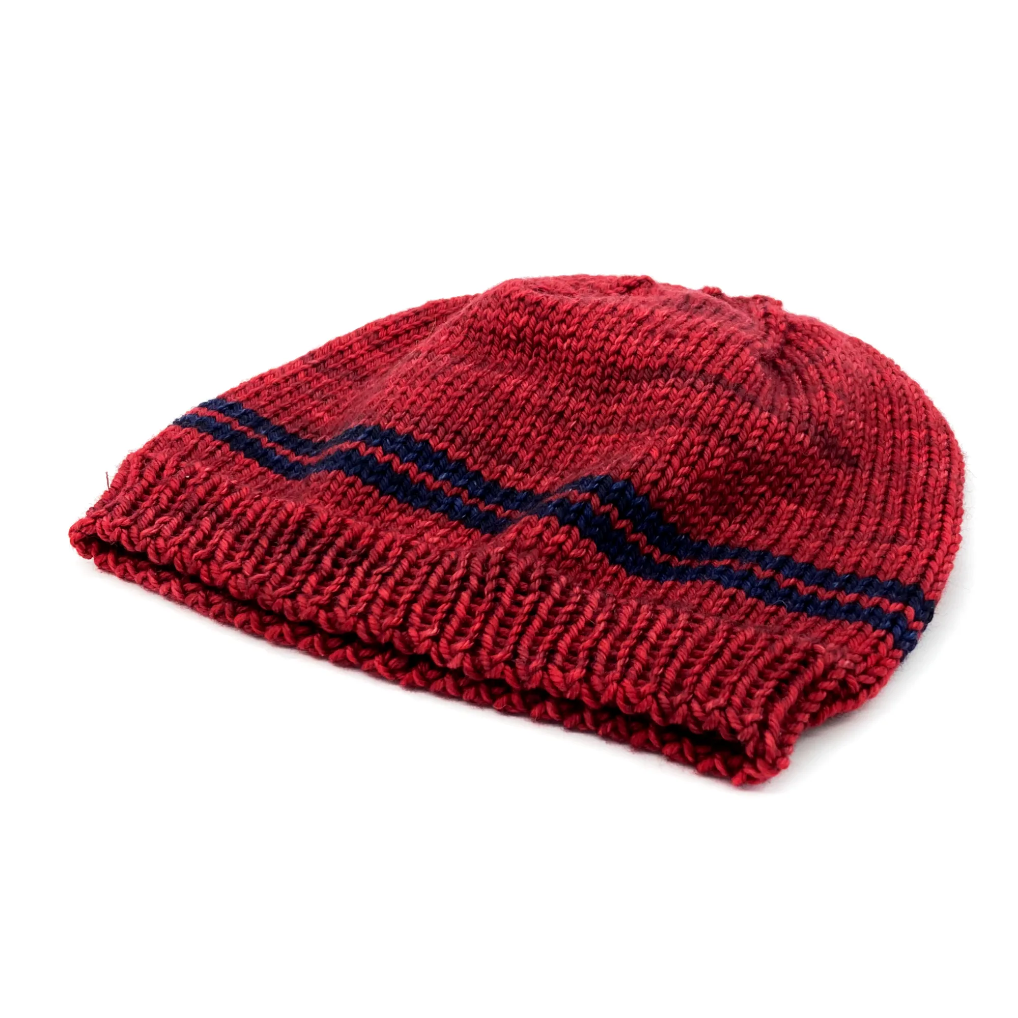 Basic Beanie | 100% Superwash Merino Wool | Purple Mystery