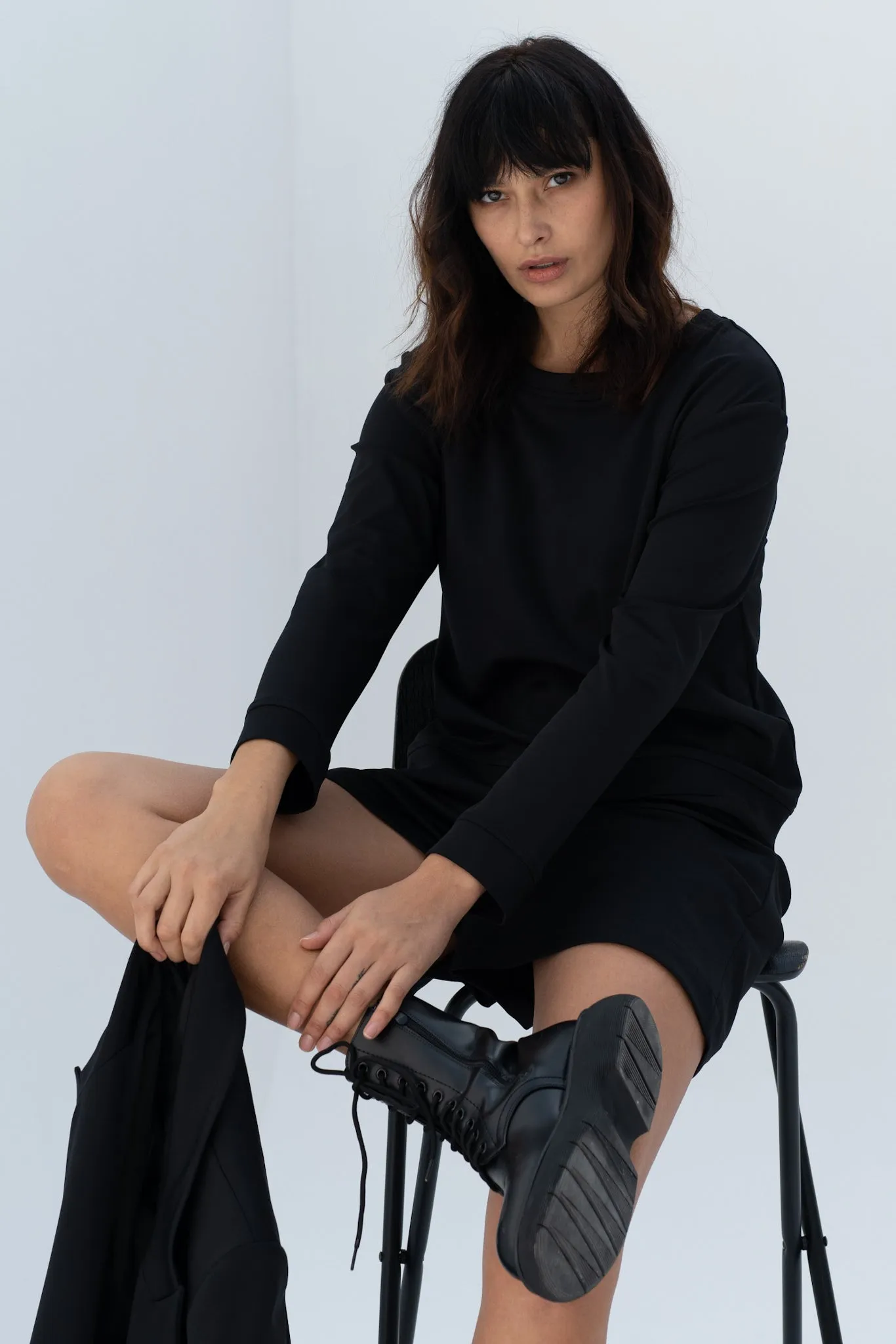 Black Sweatshirt (Scuba)