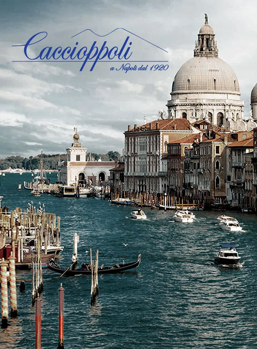 Caccioppoli Sun Dream Dorna Blue Wool Silk Suit