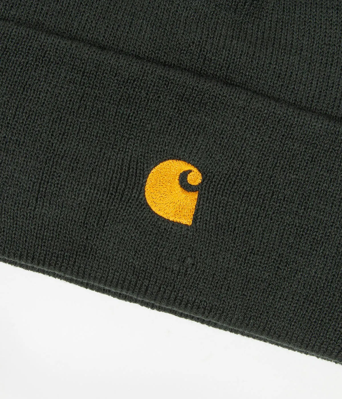 Carhartt Chase Beanie - Dark Teal / Gold