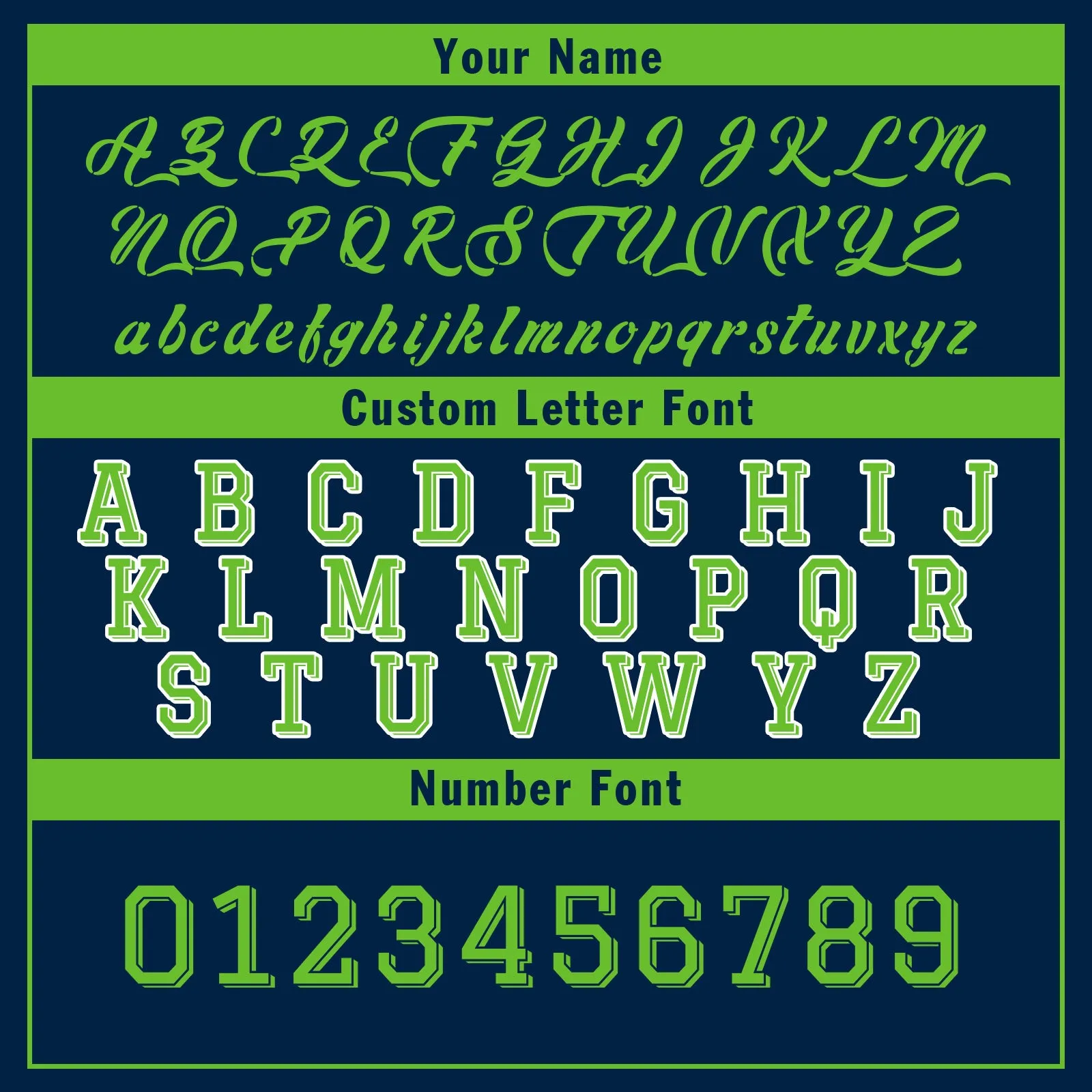 Custom Blue Green Seattle Jacket Bomber Full-Snap Varsity Letterman Personalized Jacket FZ005SX-D020290-27