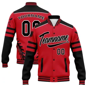 Custom Jacket Bomber Full-Snap Varsity Letterman Personalized Jacket FZ005-D023003-5