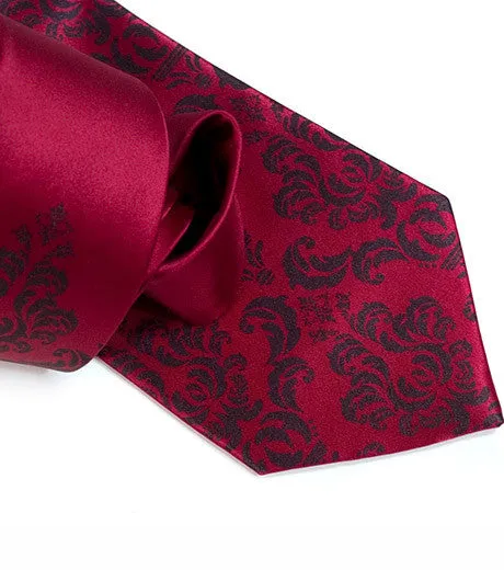 Damask Print Necktie