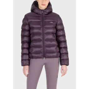 Equiline Ladies Padded Bomber Jacket Cirec Plum