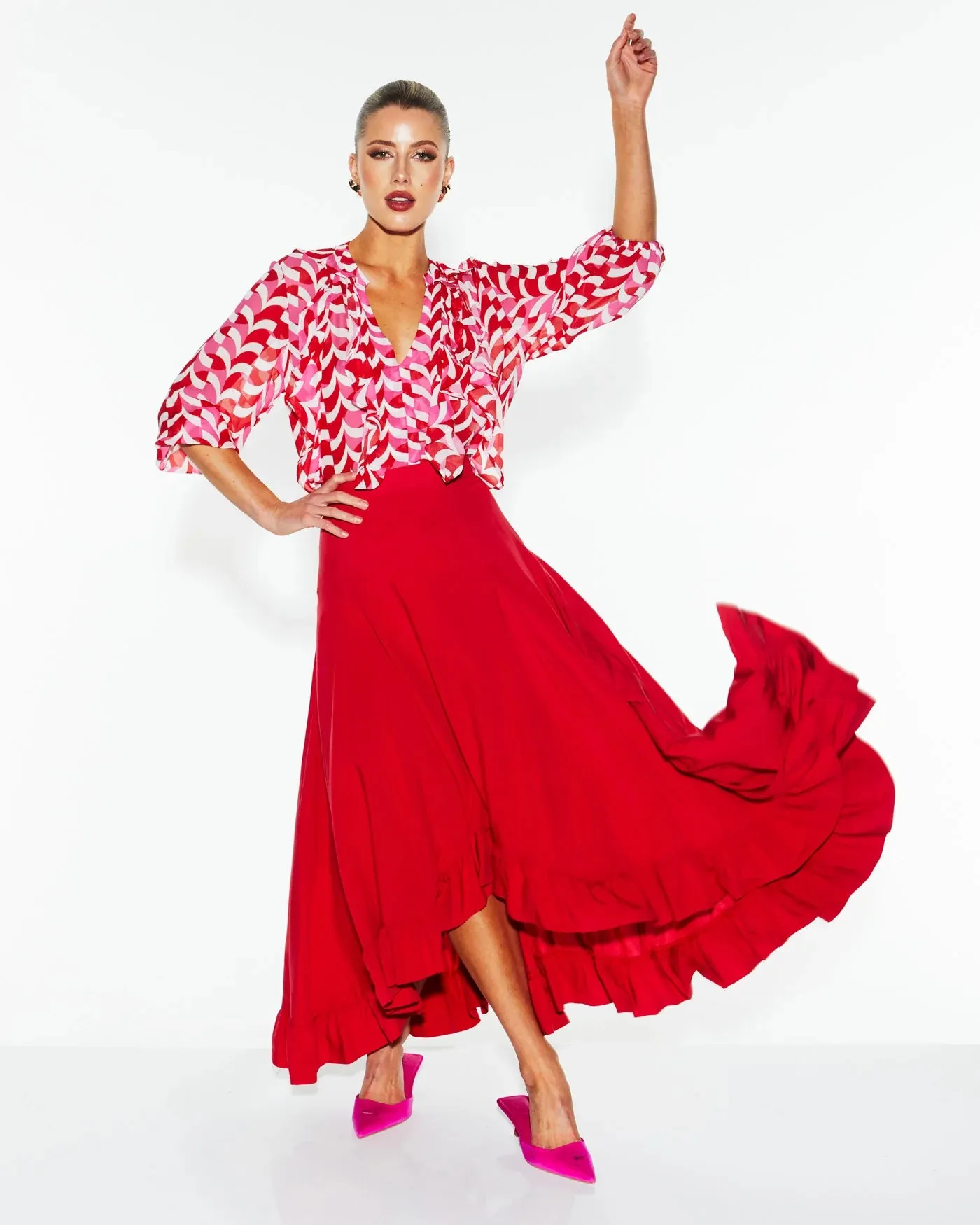 Fate Becker Just Love Frill Blouse