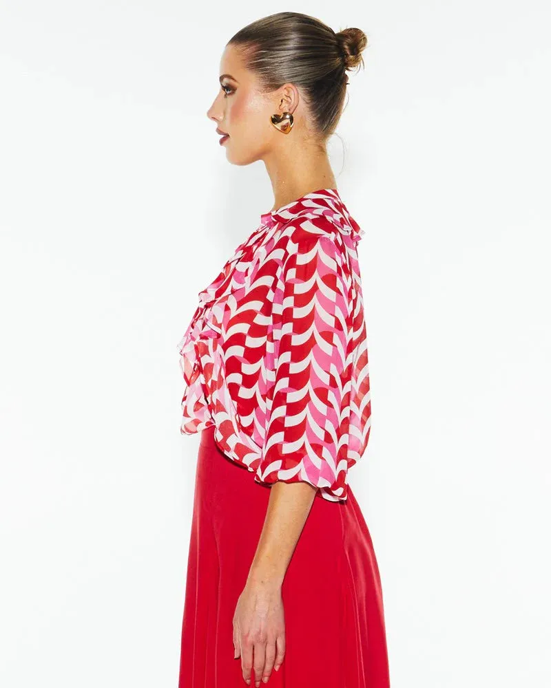 Fate Becker Just Love Frill Blouse