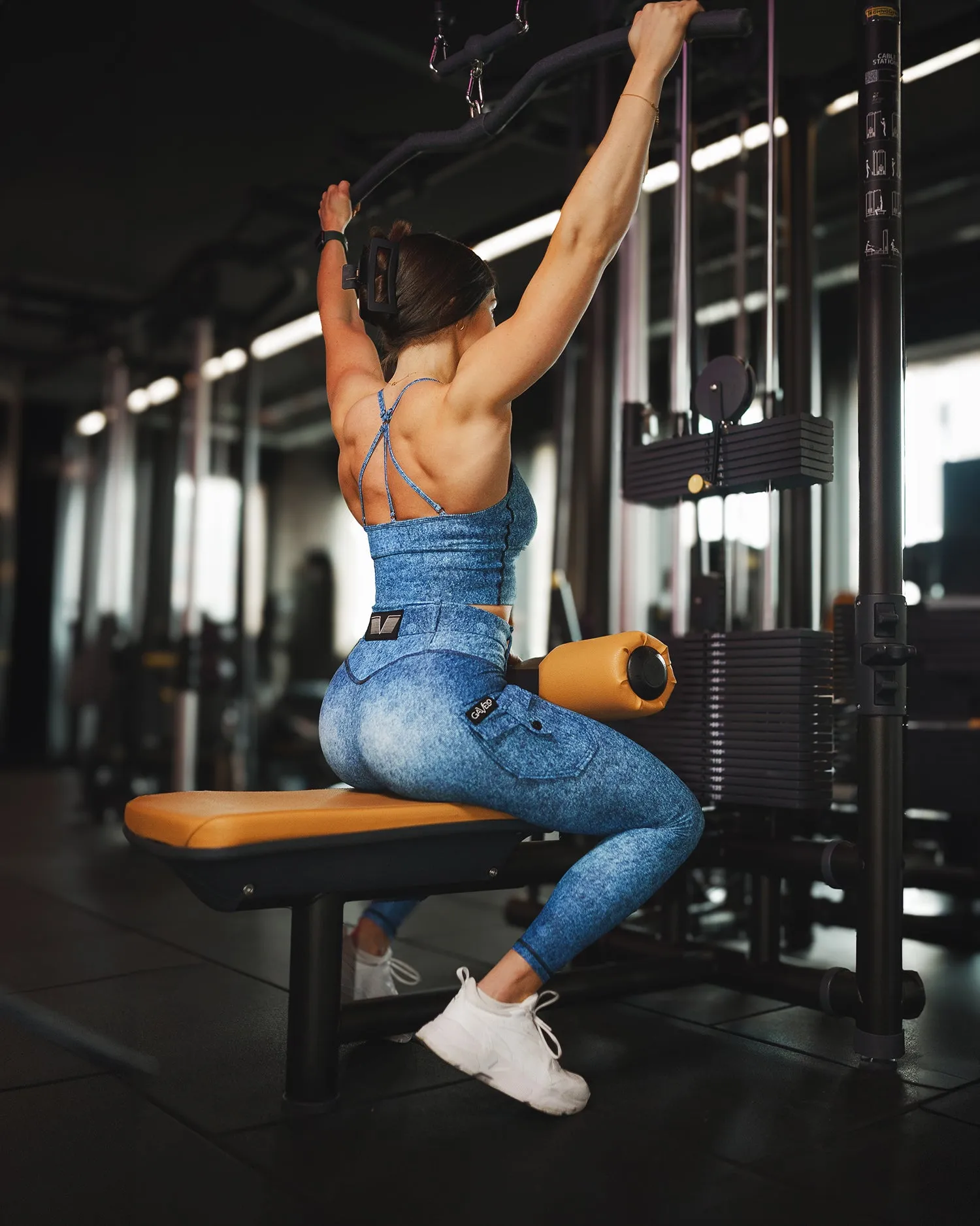 GAVELO Cargo Denim Leggings
