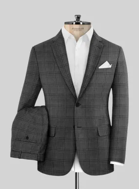 Hardy Minnis Adali Gray Check Wool Suit