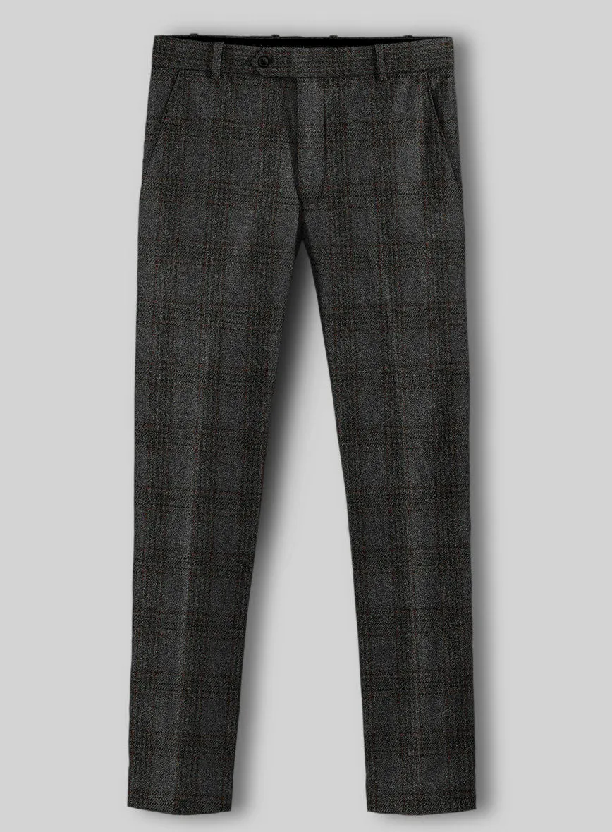 Highlander Gray Classic Check Tweed Suit