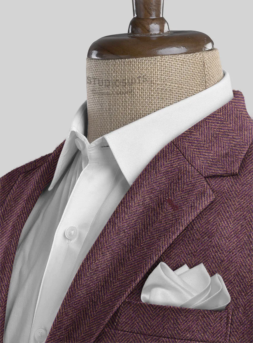 Highlander Purple Herringbone Tweed Jacket