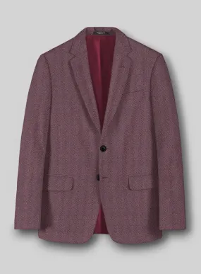 Highlander Purple Herringbone Tweed Jacket
