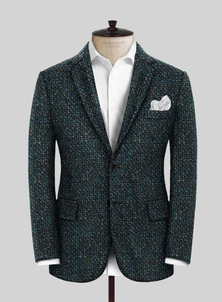 Italian Fiente Boucle Wool Jacket