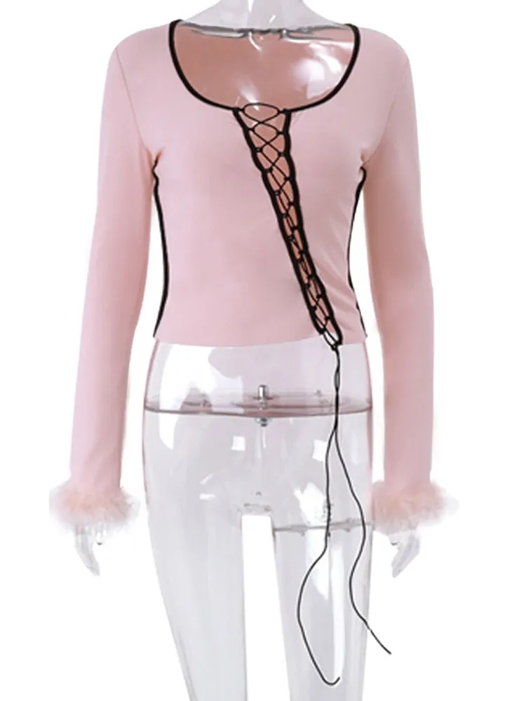 Lace Up Fairy Top