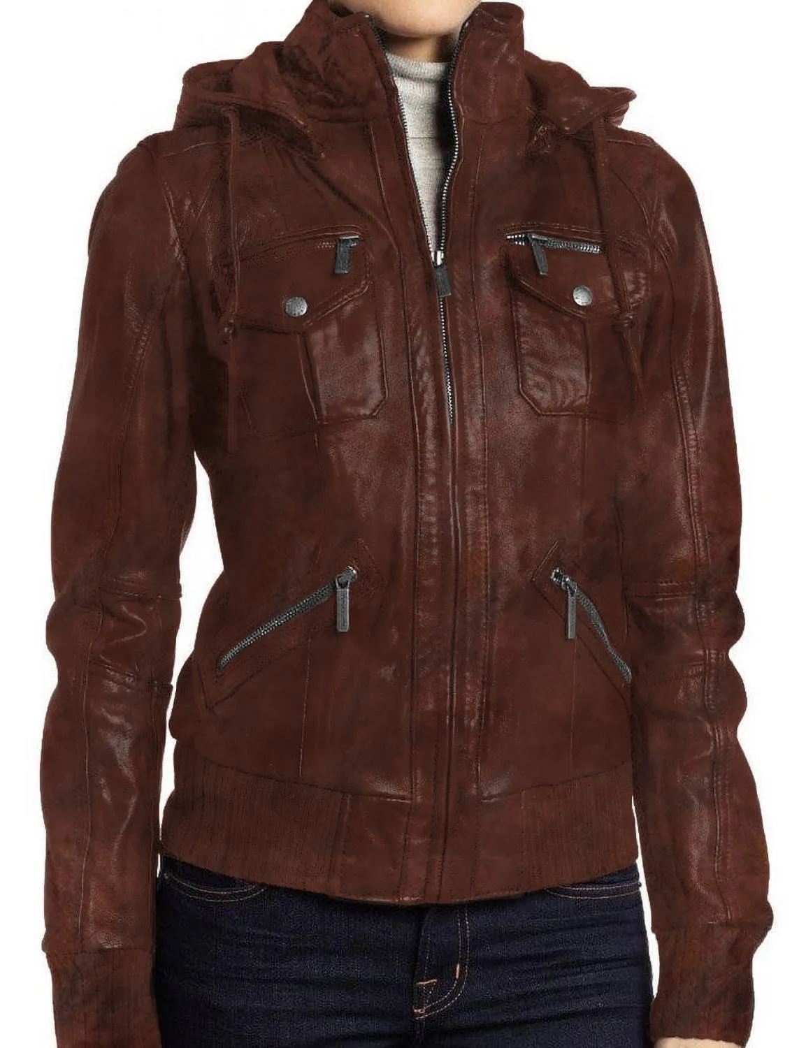 Leather Jackets Hub Mens Genuine Lambskin Leather Jacket (Black, Regal Jacket) - 1501270