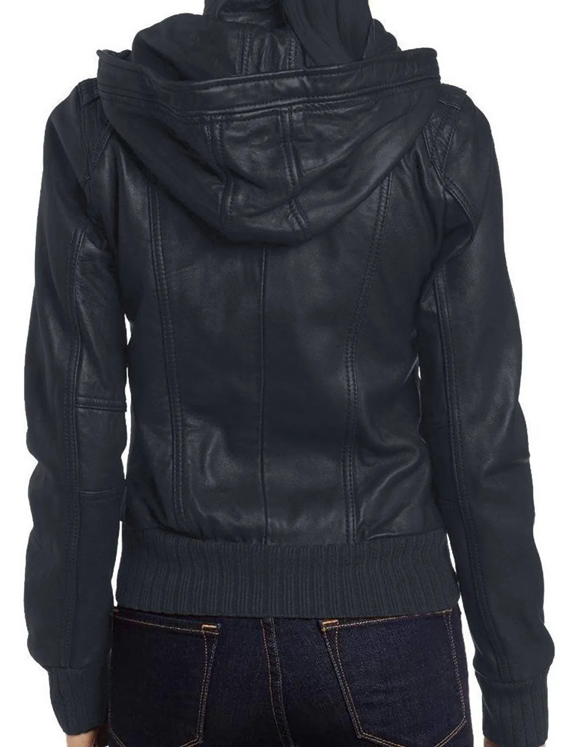Leather Jackets Hub Mens Genuine Lambskin Leather Jacket (Black, Regal Jacket) - 1501270