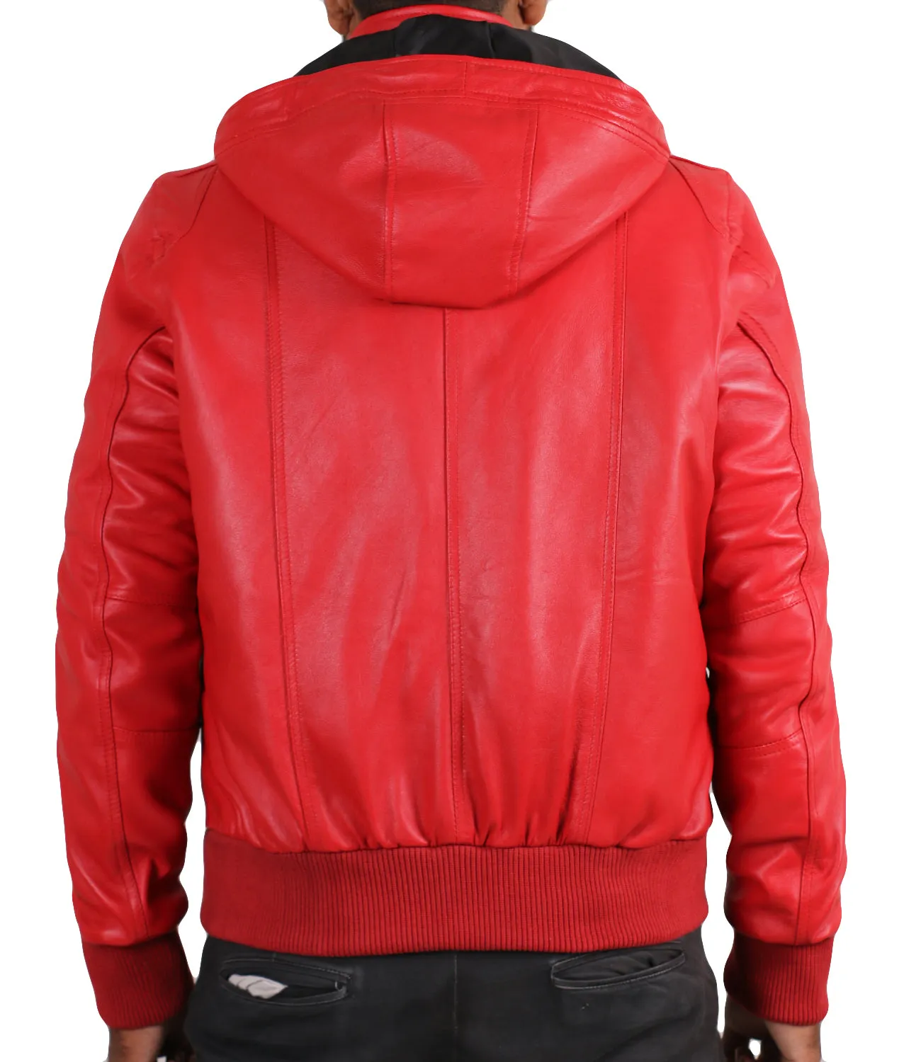 Leather Jackets Hub Mens Genuine Lambskin Leather Jacket (Black, Regal Jacket) - 1501270