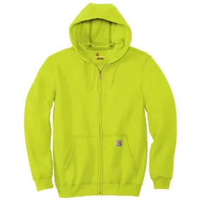 Loose Fit Midweight Full-Zip Sweatshirt | Bright Lime