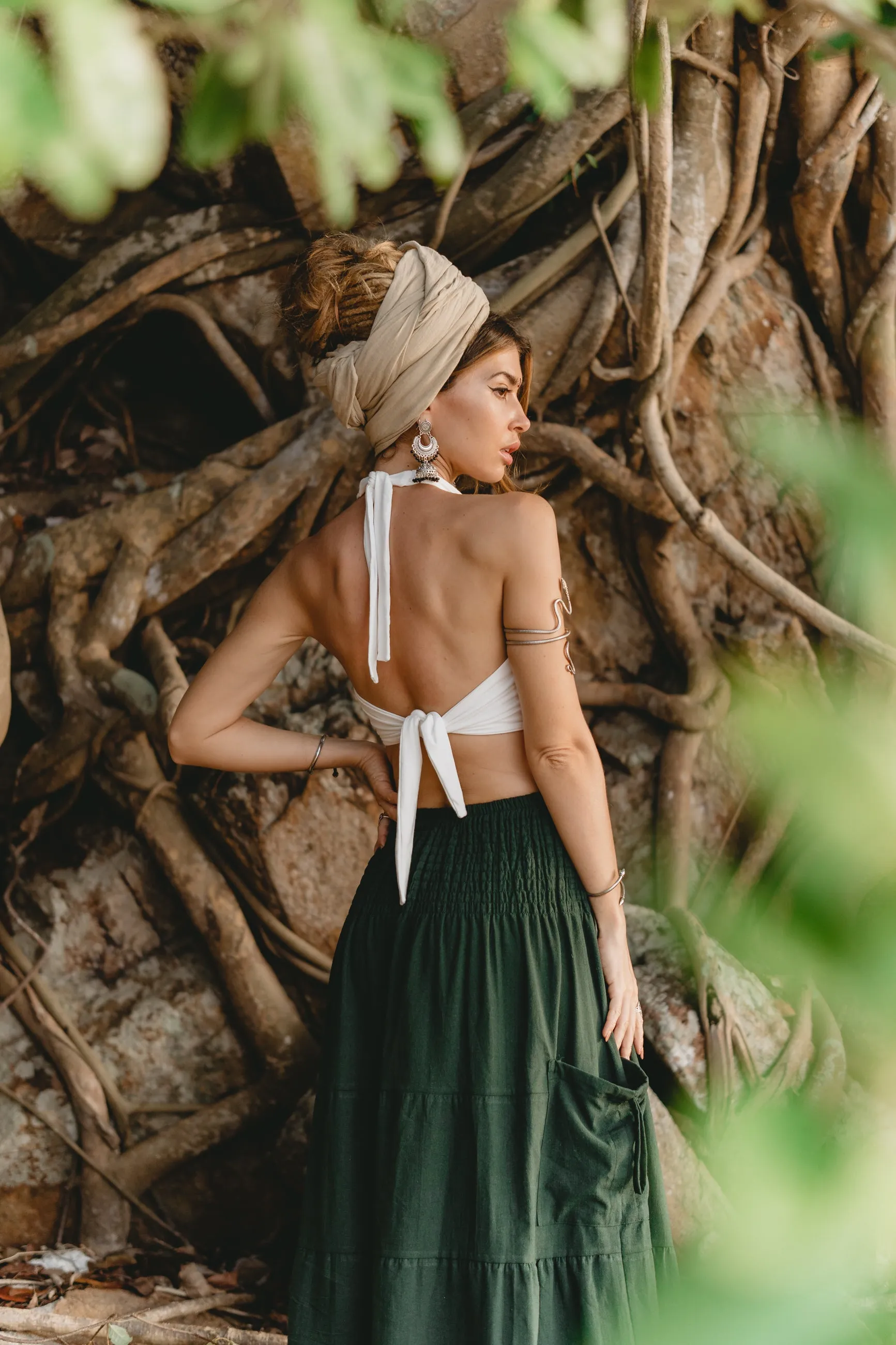 Maxi Skirt Keela Hunter Green