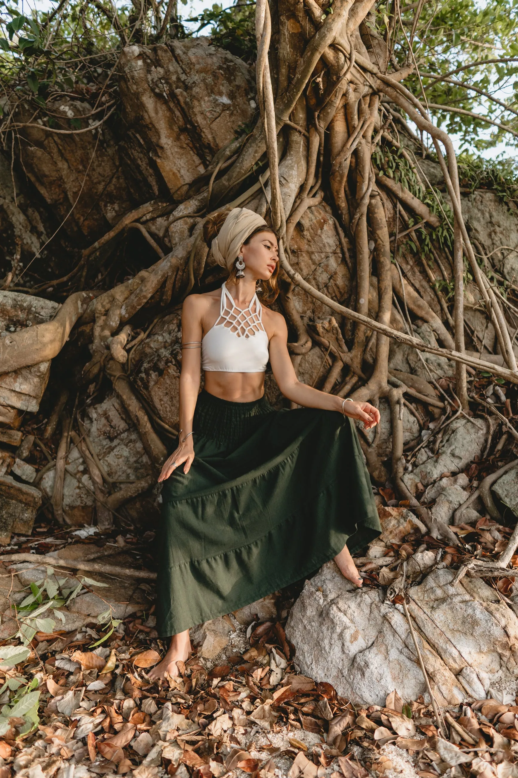 Maxi Skirt Keela Hunter Green
