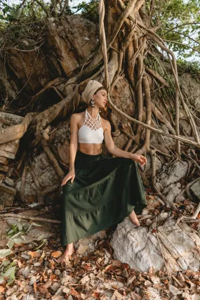 Maxi Skirt Keela Hunter Green