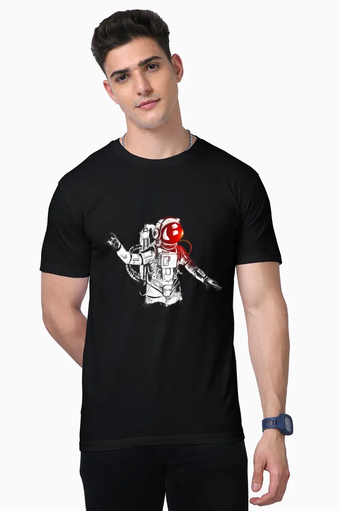 Men Half Sleeves T-Shirts - Astro Dancing