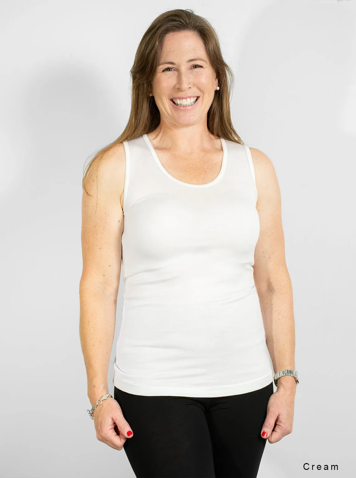 Merino Fitted Singlet
