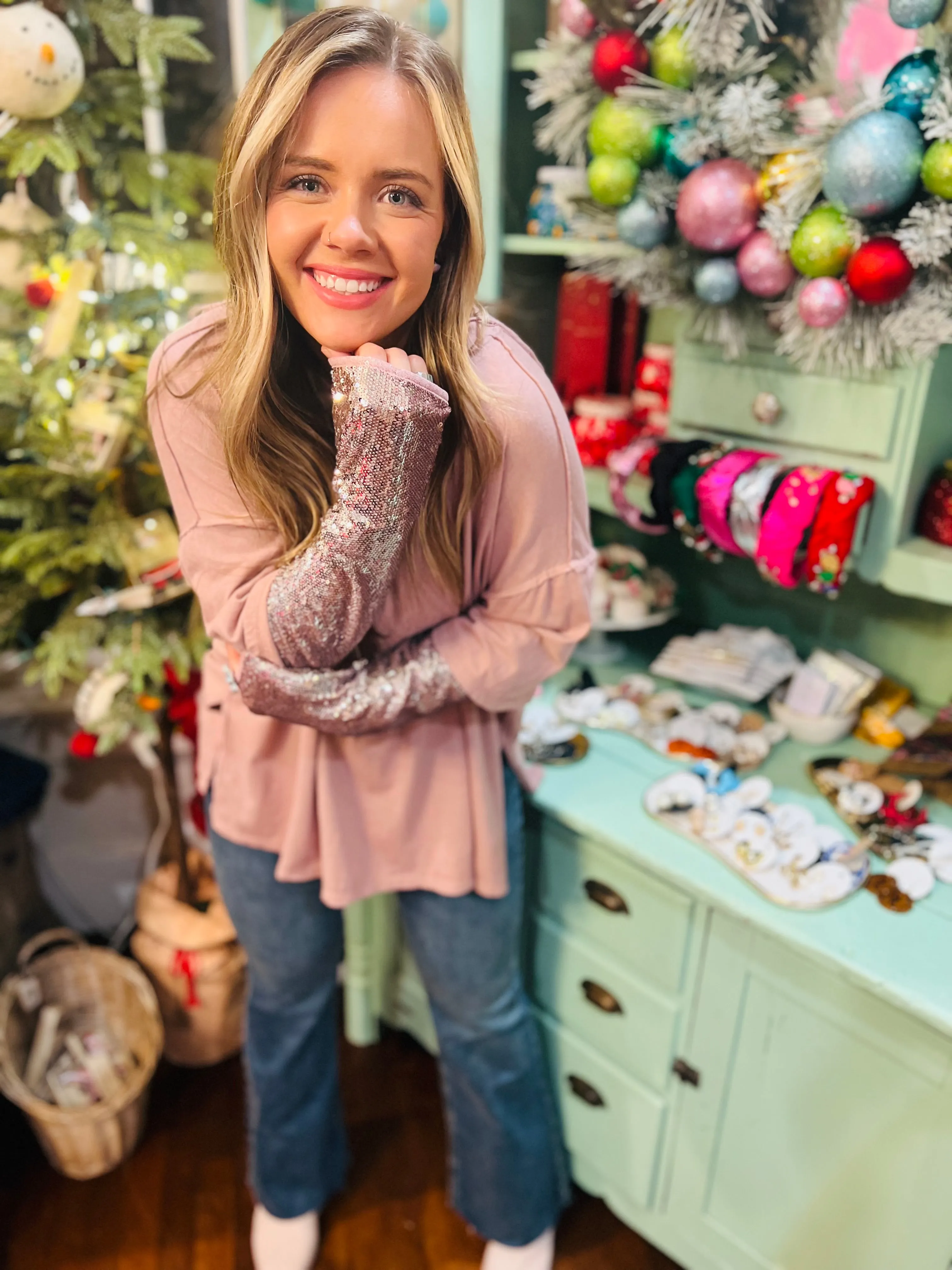 NELLIE SEQUIN TWOFER