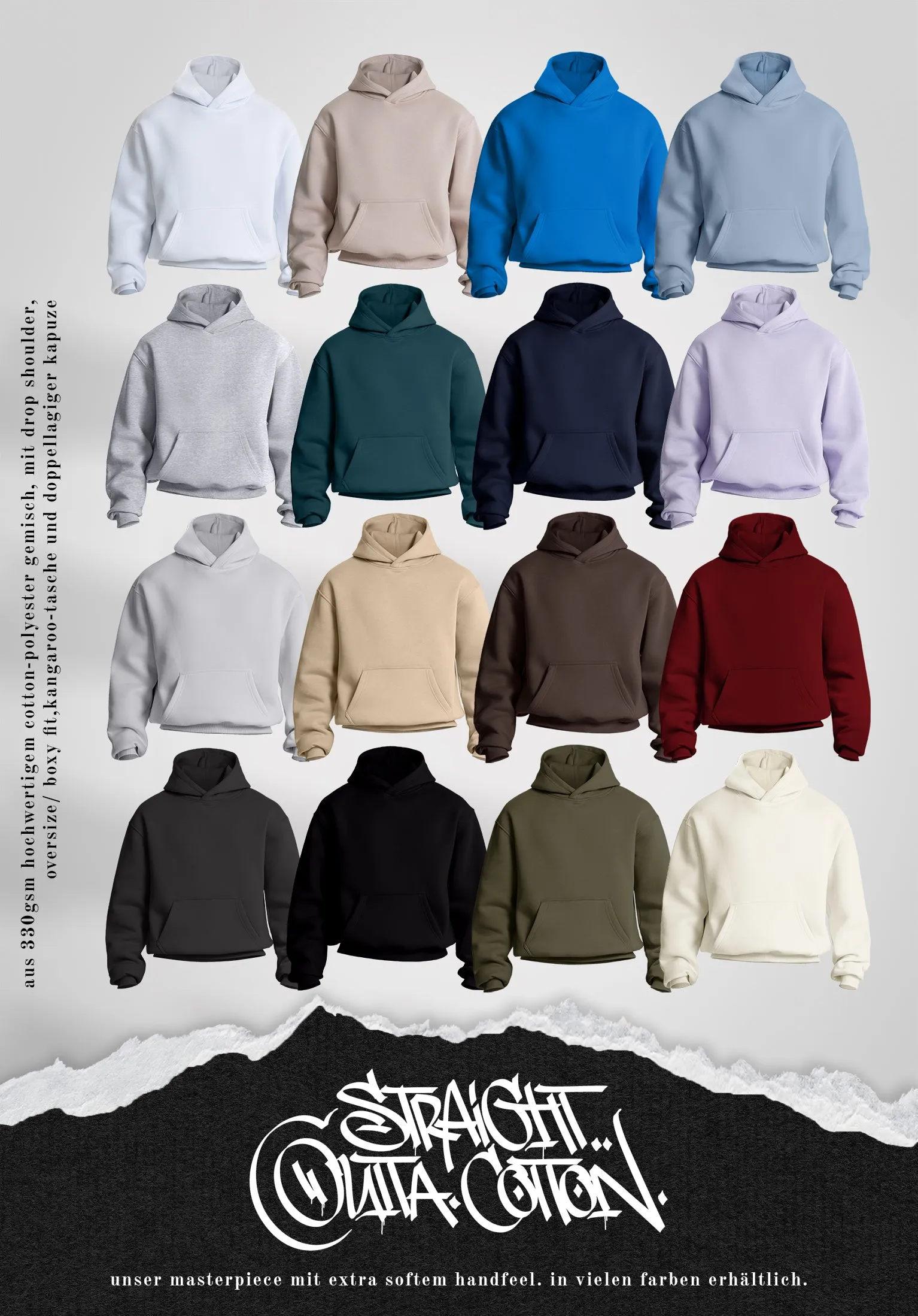 Oversize Hoodie - White