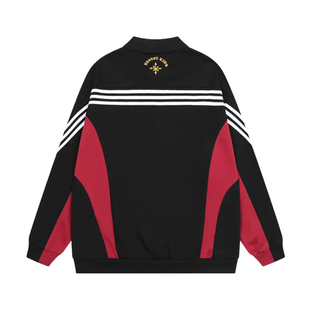 "Contrast Embroidered" Sweatshirt