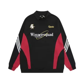 "Contrast Embroidered" Sweatshirt
