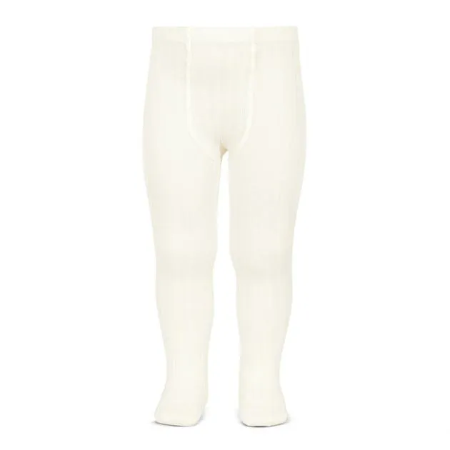 Ribbed Tights Cream