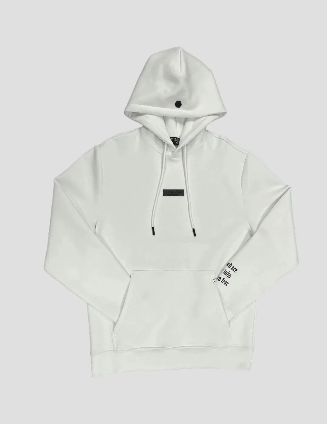 ROBERTO VINO MILANO FAKE WORLD HOODIE WHITE