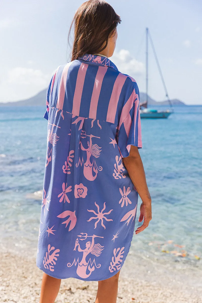 Sea Circus Shirt Dress