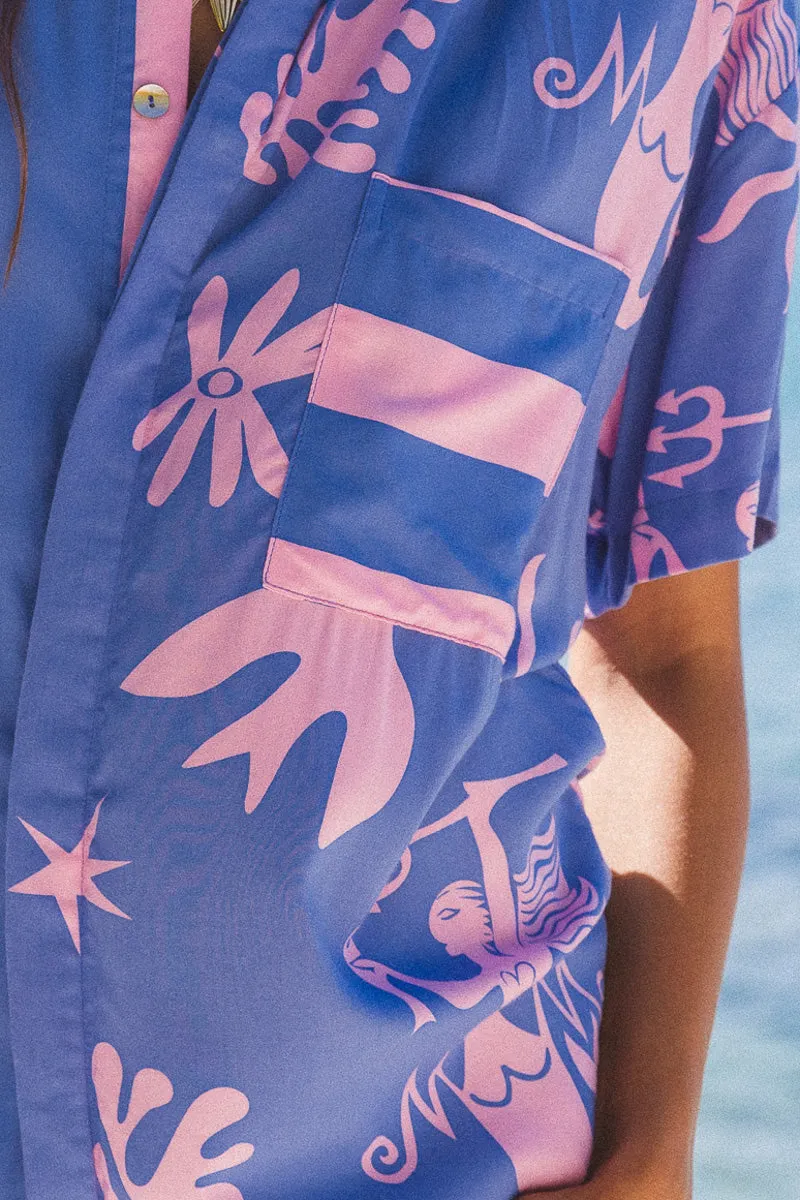 Sea Circus Shirt Dress