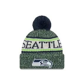 Seattle Seahawks - Knit Hat Sideline Beanie Stocking Cap, New Era