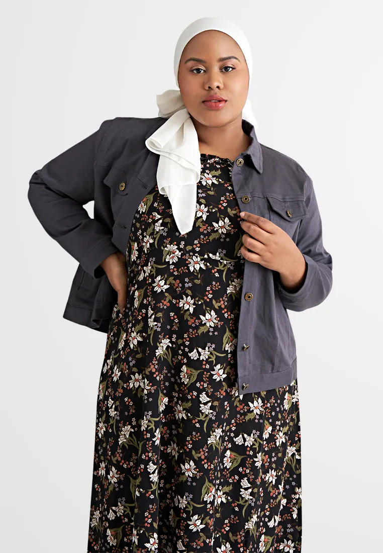 Sharon Two-Way Ruffle Strap Smocked Dress