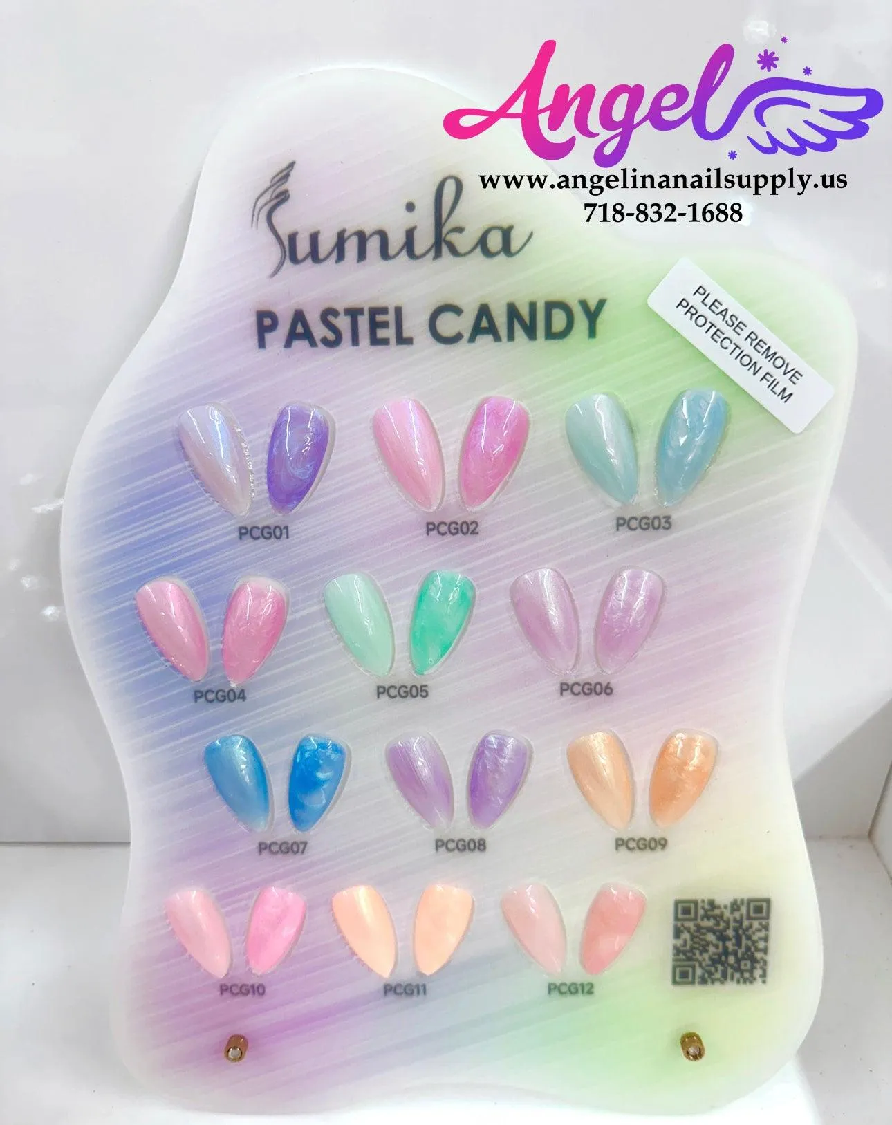 Sumika Pastel Candy Gel Set 12 Color 1 Base 1 Top 1 Dotting Tool