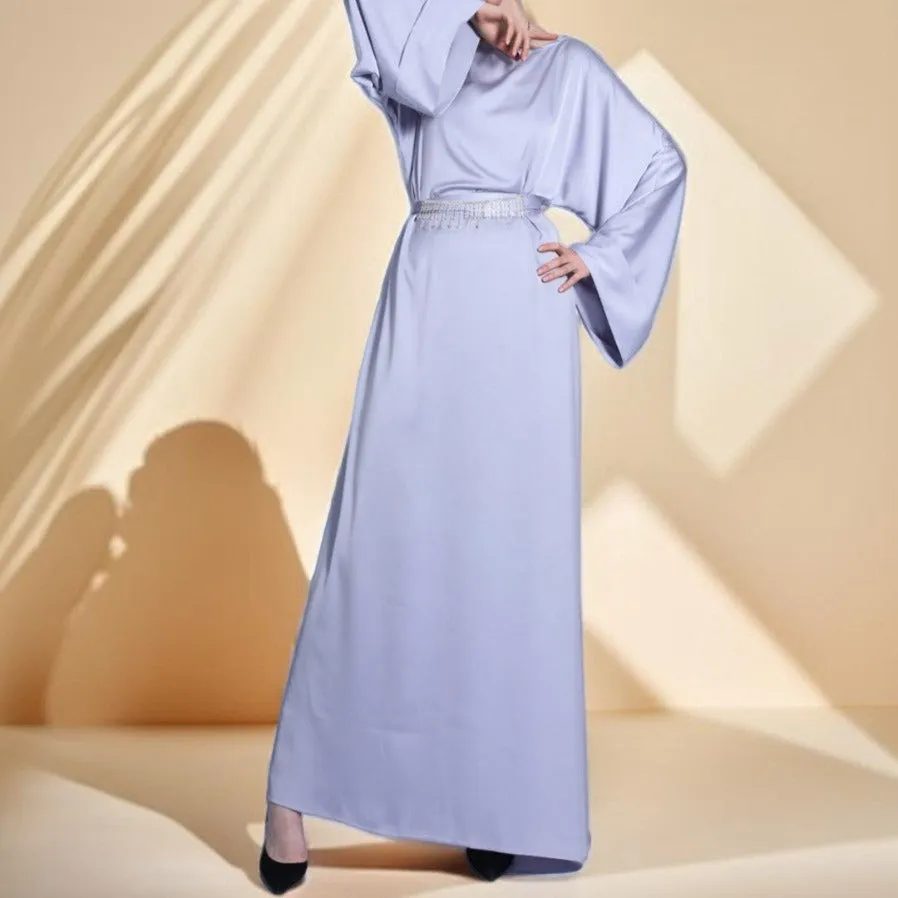 Tassel Diamond Belt Evening Gown