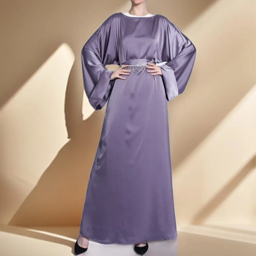 Tassel Diamond Belt Evening Gown