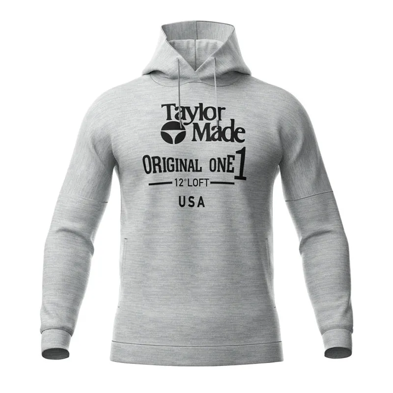TAYLORMADE Men's Logo Hoodie Jacket (Green Heather)