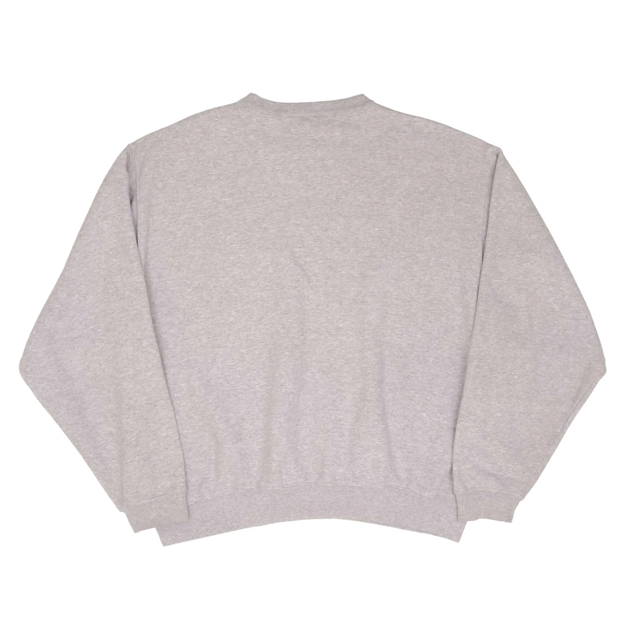 VINTAGE NIKE SPELLOUT SWOOSH GREY SWEATSHIRT 1990S SIZE LARGE