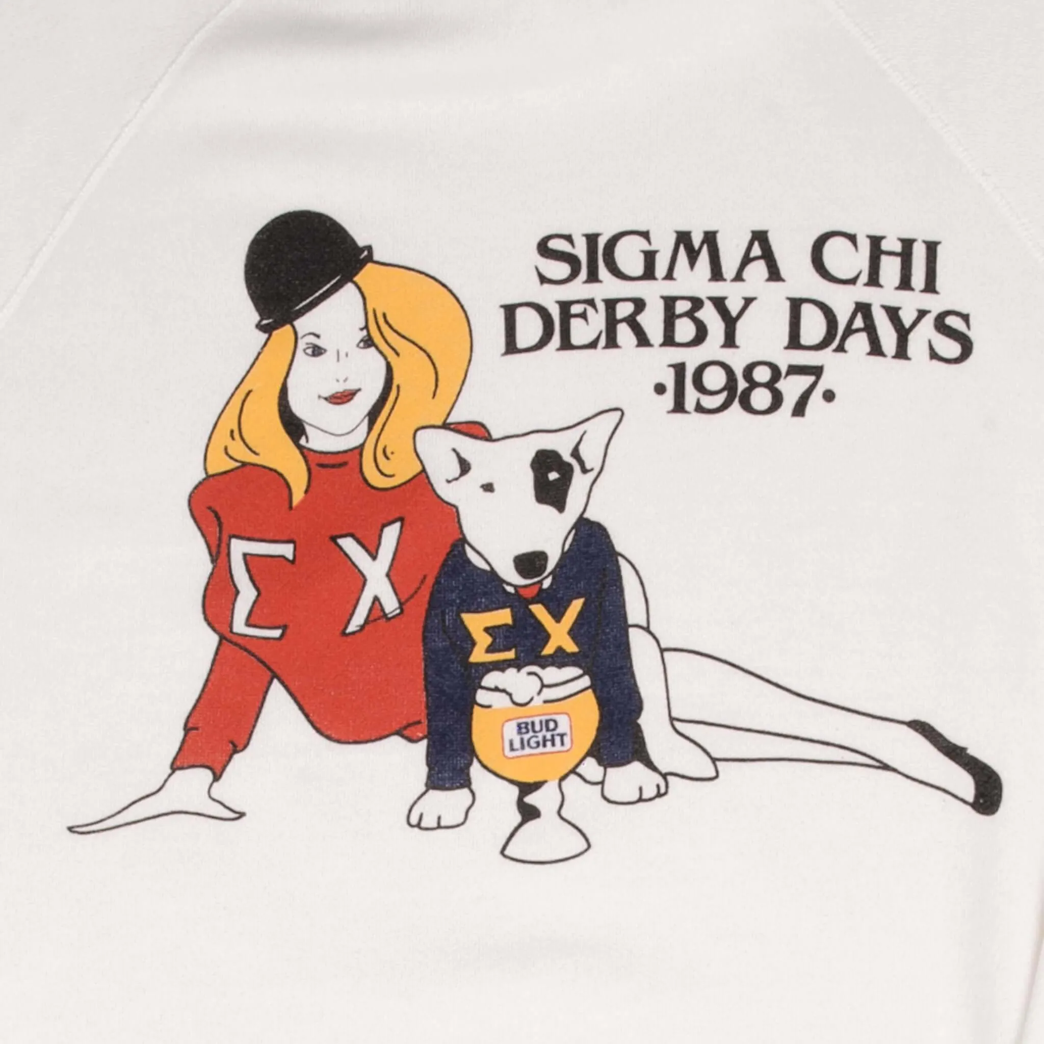 VINTAGE UNIVERSITY OF WASHIGTON SIGMA CHI DERBY DAYS SWEATSHIRT 1987 XL MADE USA