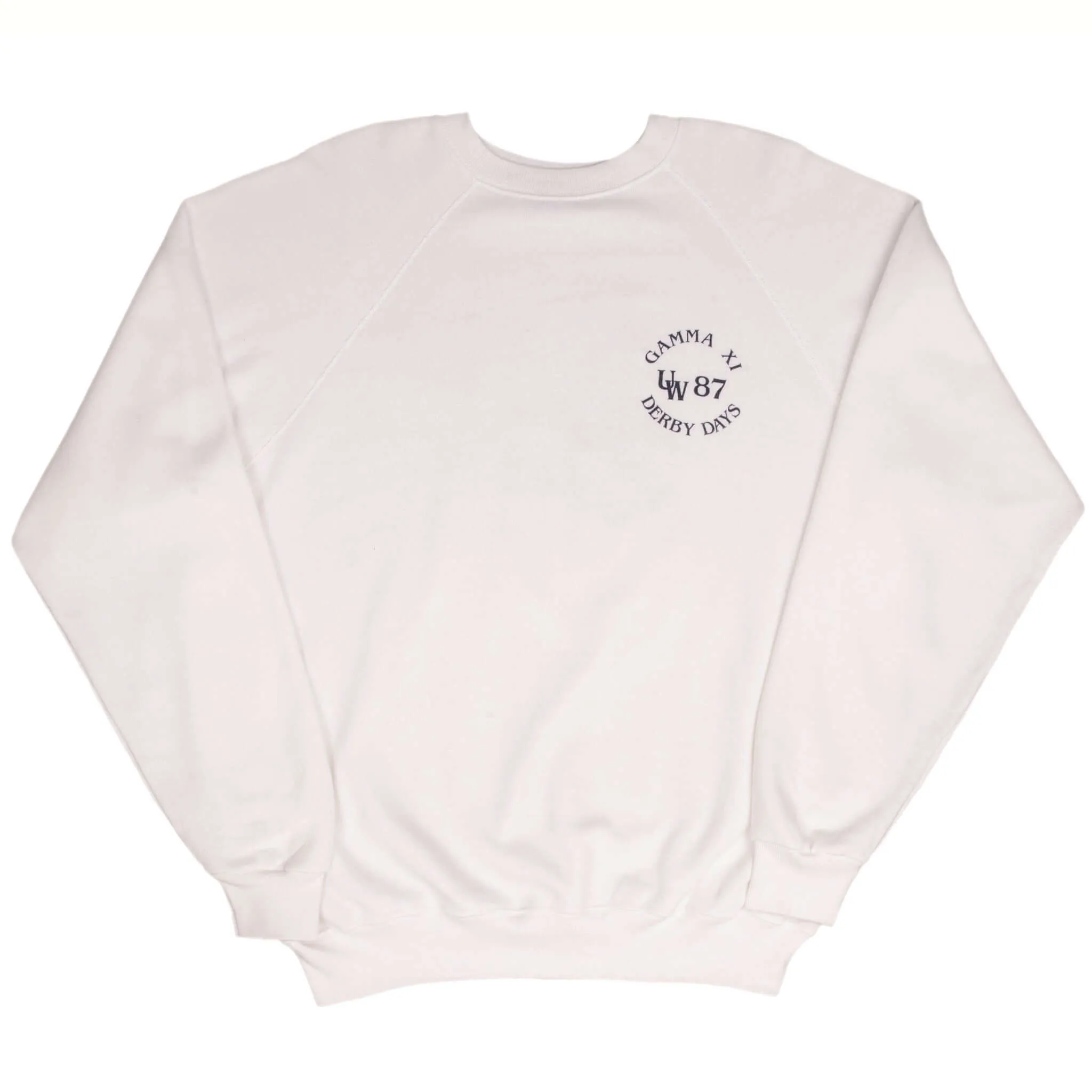 VINTAGE UNIVERSITY OF WASHIGTON SIGMA CHI DERBY DAYS SWEATSHIRT 1987 XL MADE USA