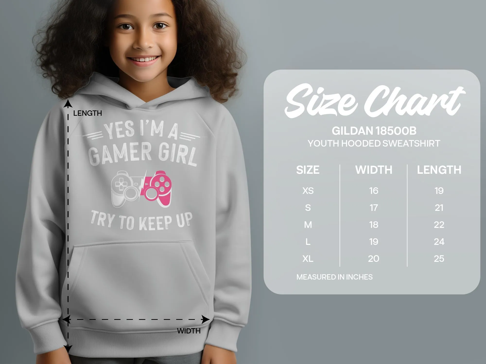 Yes Im a Gamer Girl Try to Keep Up Hoodie